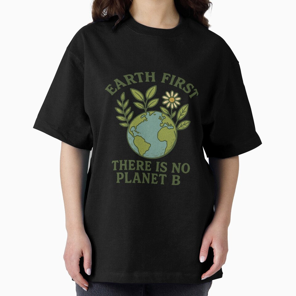 Earth First – No Planet B Retro Eco by VisqweaR