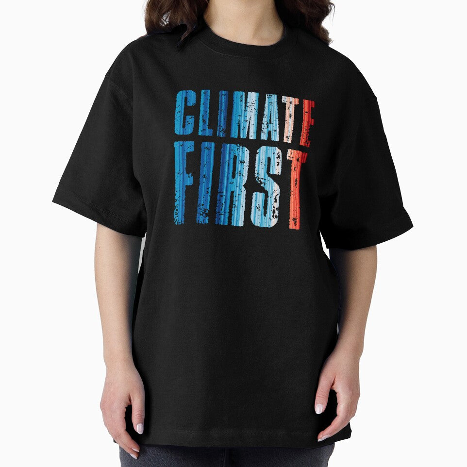 Climate Change Stripes - Climate First by Frank J. Art