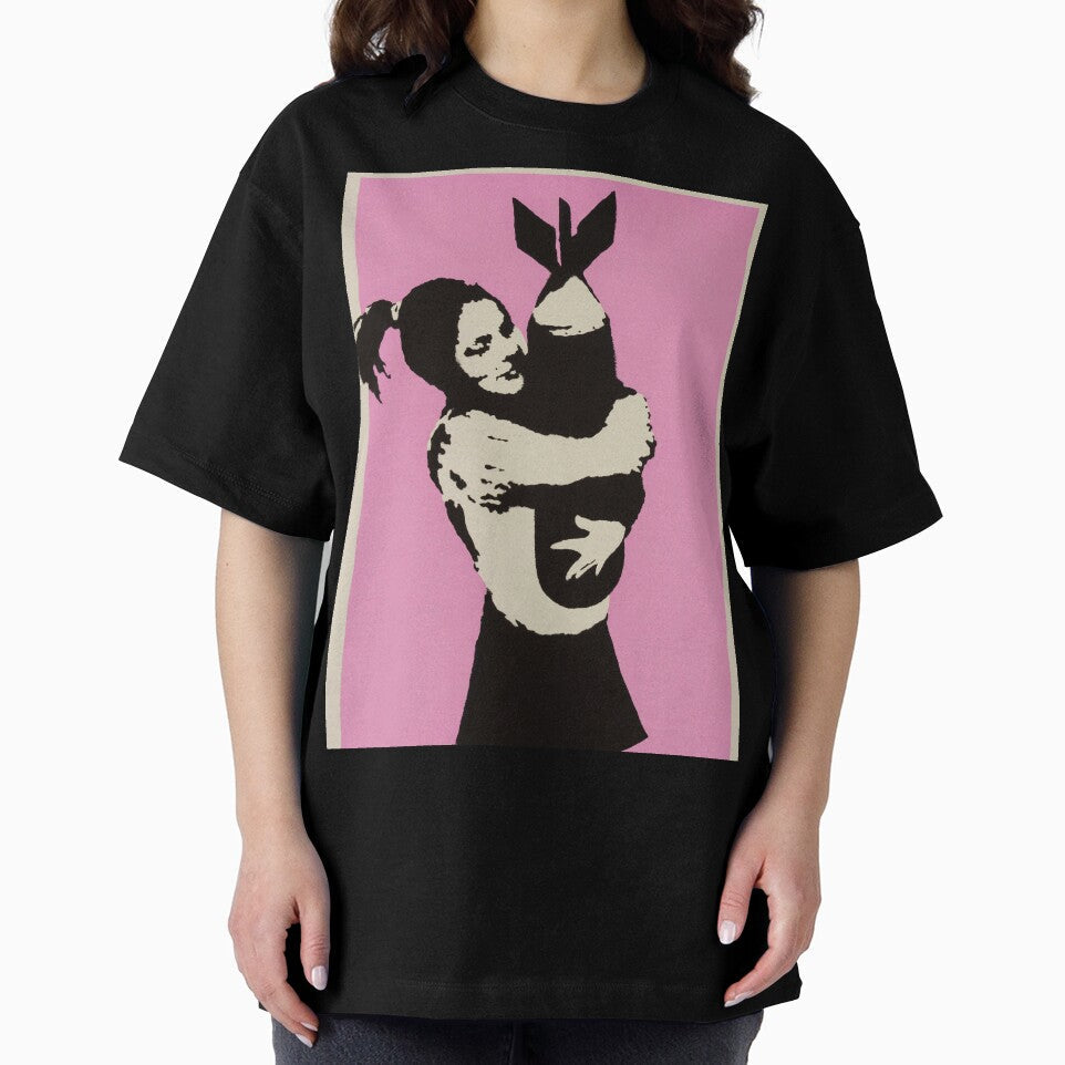 Banksy Bomb Hugger Art by SharpWallArts