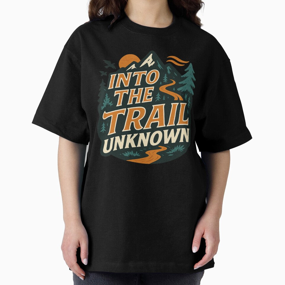 Into The Trail Unknown (Trail Running) T-Shirt by PerkzPrints