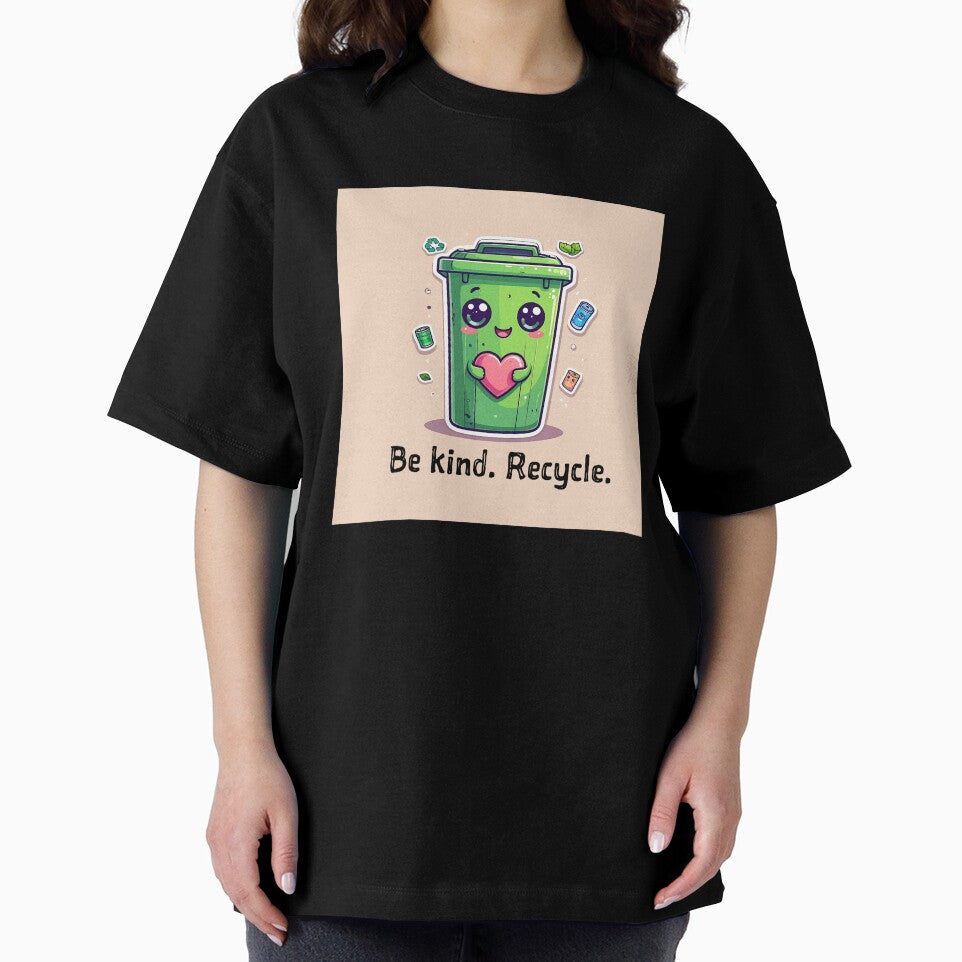 Cute Recycling Bin • Kawaii Eco Mascot by CuteComfyClub