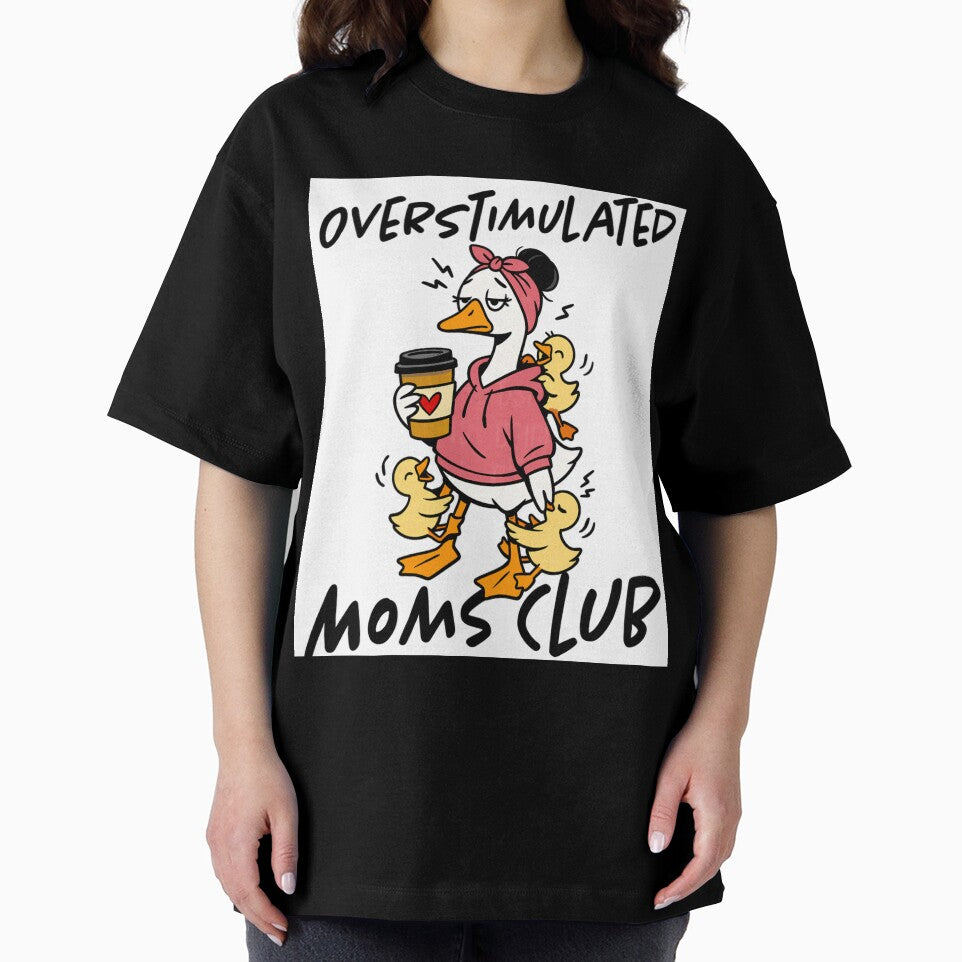Overstimulated Moms Club Funny Mom Design by exelant