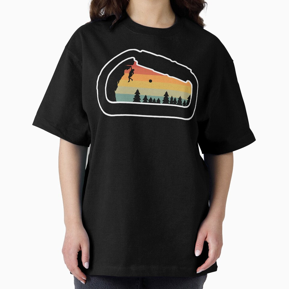 Vintage Rock Climbing Mountain Bouldering Design by GetGoodFit
