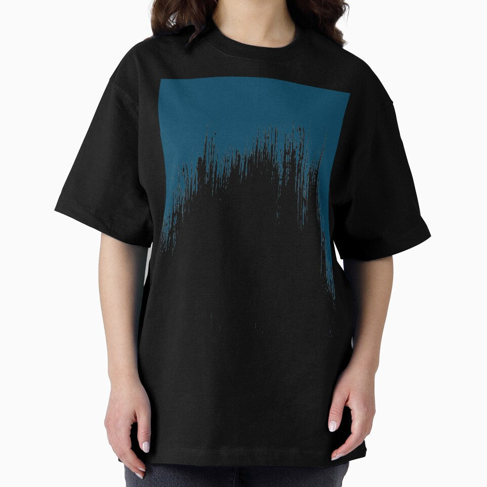 blue grunge splash downwards by LynksArts