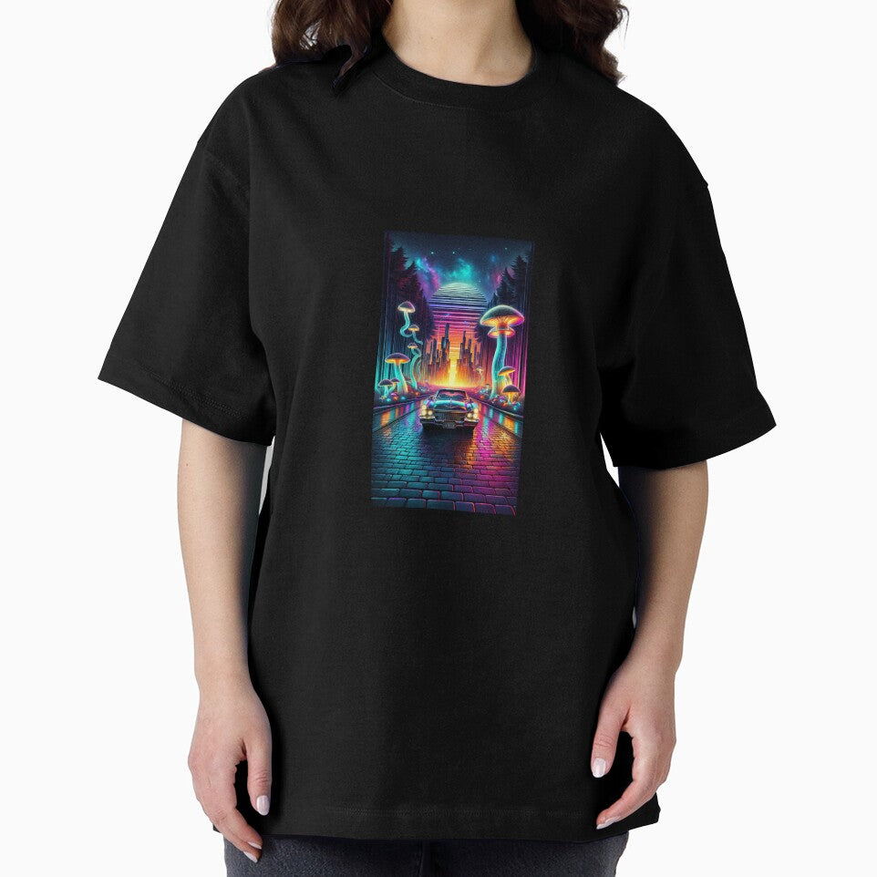 Cyberpunk Vanguard: Guardian of Neon Skies by DreamAlongArt