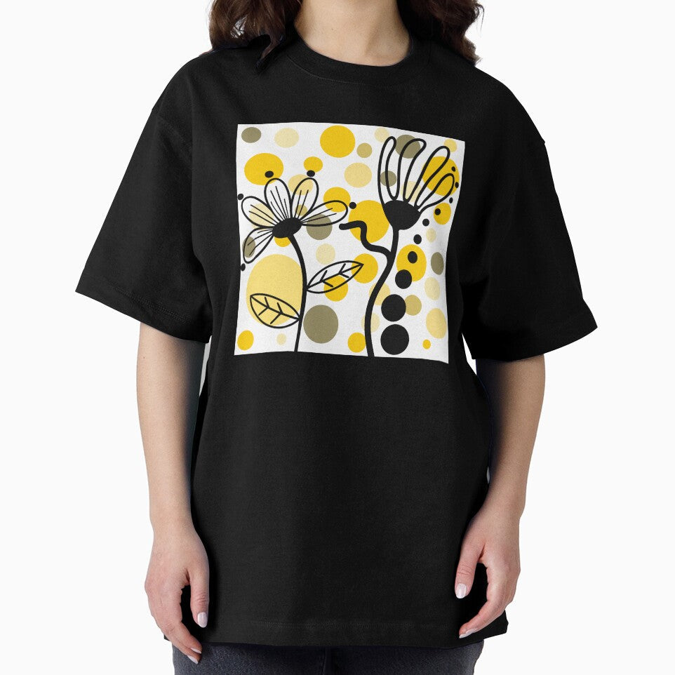 Yellow And Black Boho Design by Sartoris Art