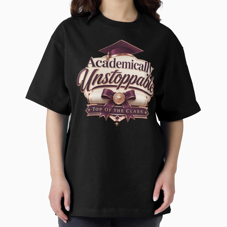 Academically Unstoppable Graduation Emblem by Ned_Studio