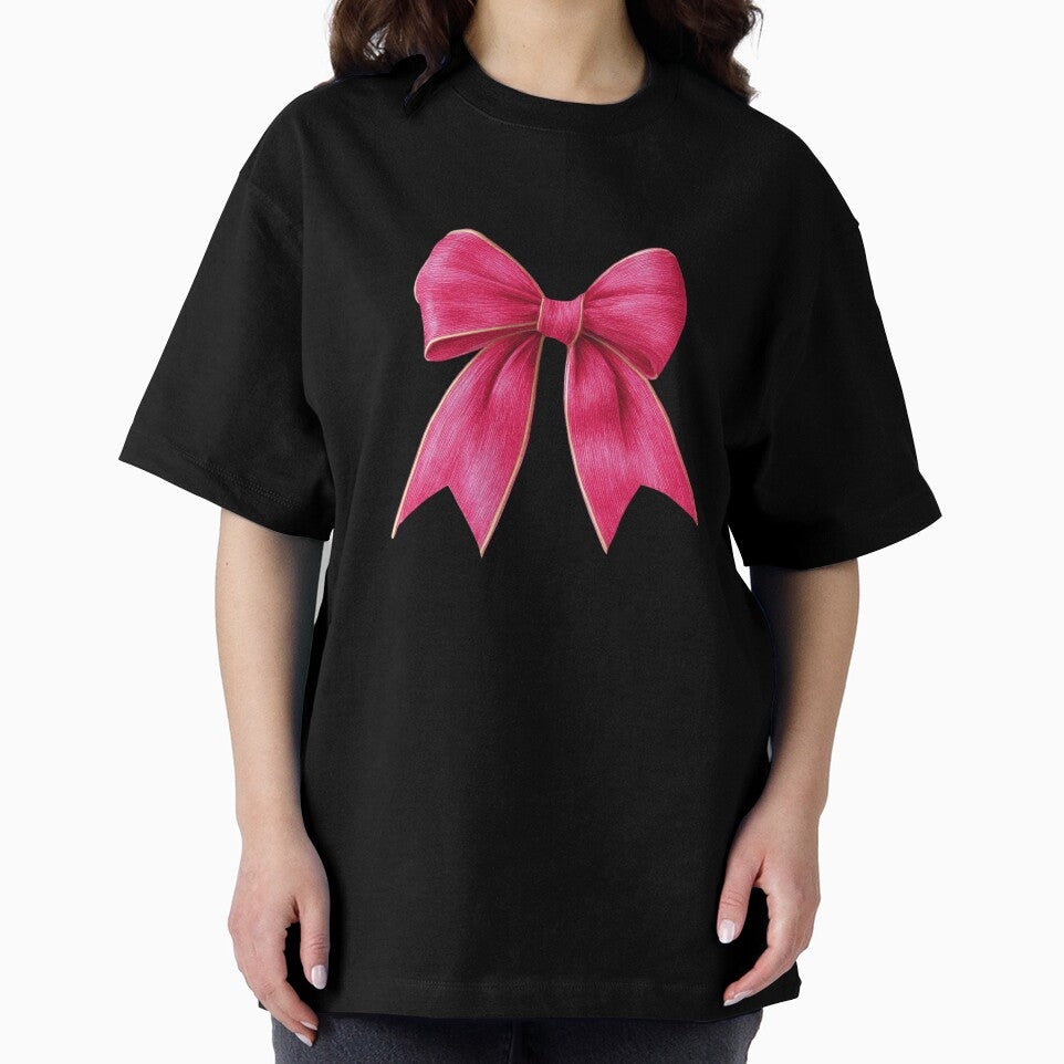 Bright Pink bow by MendaciousMina
