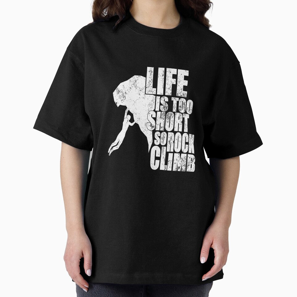 Life Is Too Short So Rock Climb Rock Climber Mountaineer by Jutisi