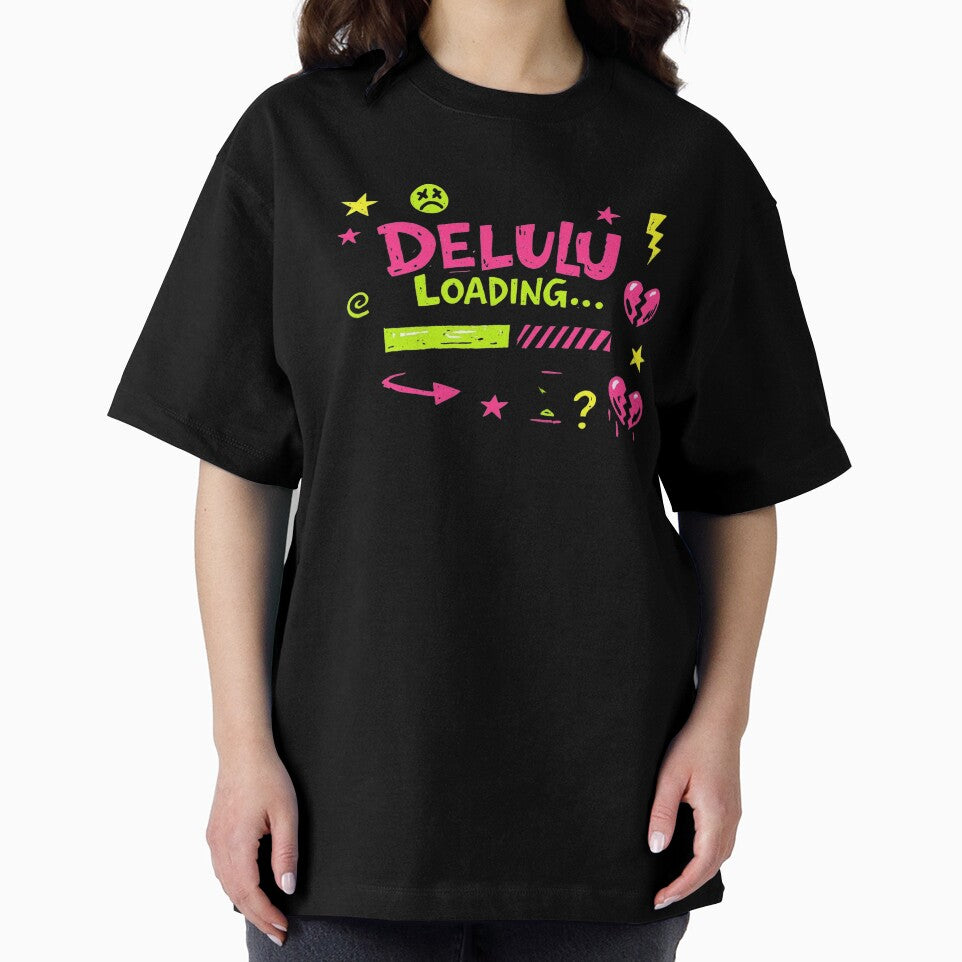 Delulu Loading – Chaotic Anti‑Design Sticker by Timeless Junction