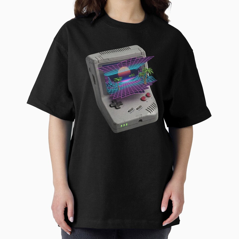 Retro Arcade Synthwave Game Boy 3D Pop Out by Utopian-Magic