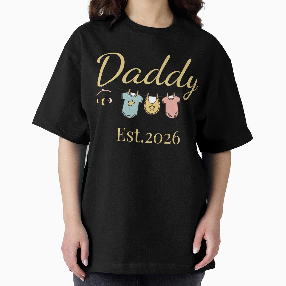 Daddy Est. 2026 – First Time Dad Pregnancy Announcement Gift by PixelWaveBD