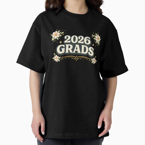 2026 Grads Floral Graduation Badge by PunchDrop