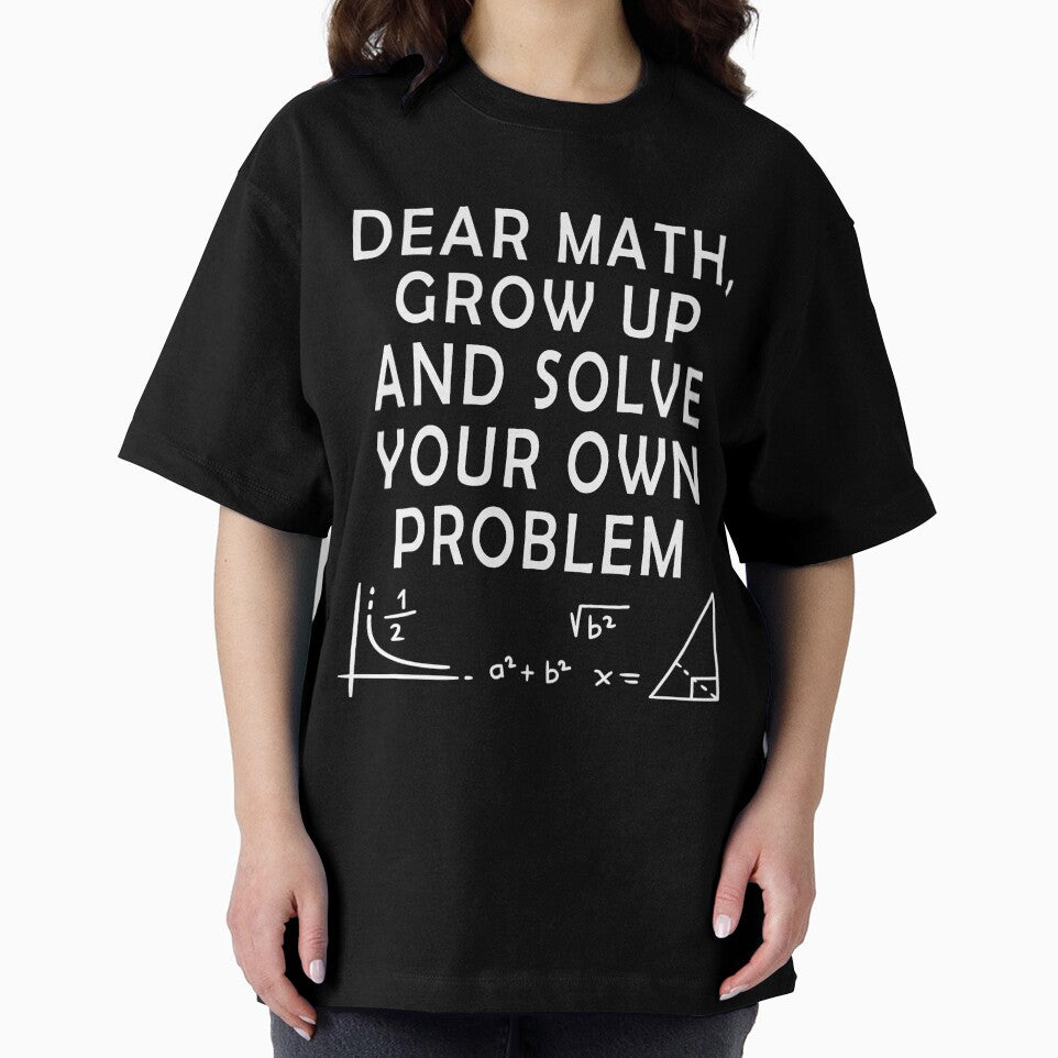 Funny Math Quote For Girls Boys Teens Men Women Solve Own Problem by Countrysmart