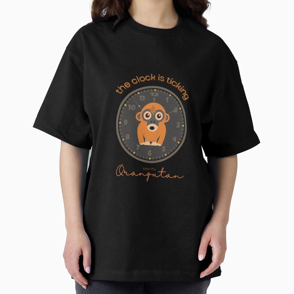 Save The Orangutan The Clock Is Ticking Duffle Bag by MagicWolfStar