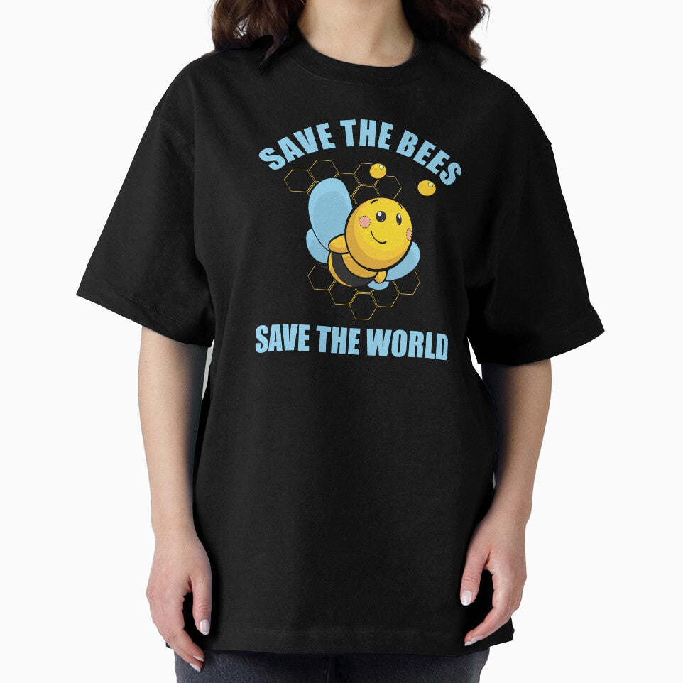 SAVE THE BEES SAVE THE WORLD POLLINATORS EARTH DAY by OverbeeDesigns