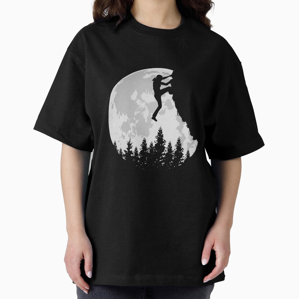 Inspirational Moon Climbing Rock Climbing Climber Mountain Bouldering Funny by Jutisi