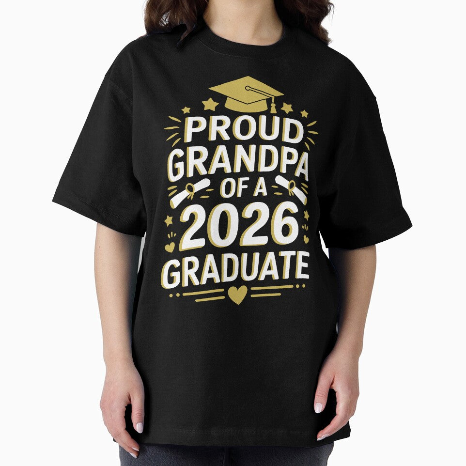 Proud Grandpa Of A 2026 Graduate by Living You  Apparel