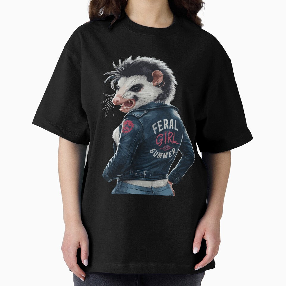 Feral Girl Summer Pierced Rock Possum Opossum by KayelBee