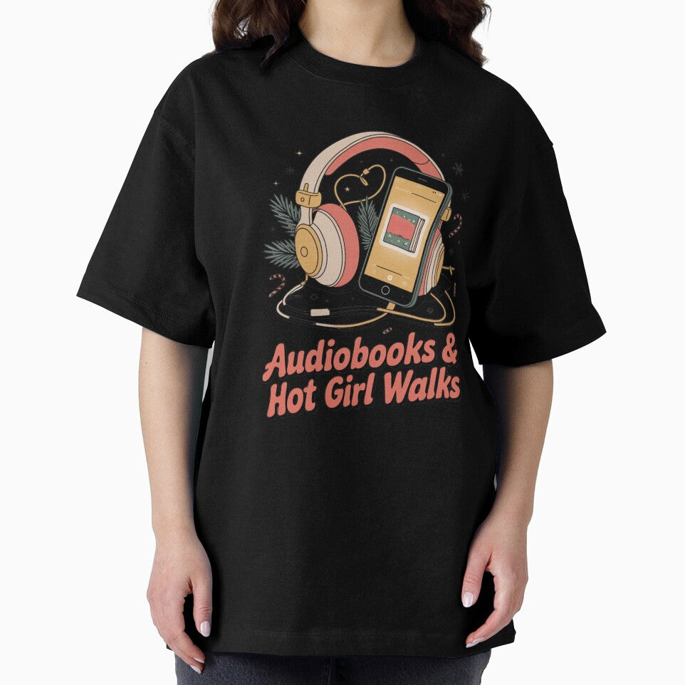 Retro Christmas Audiobooks Hot Girl Walks by Margot’s Creative World