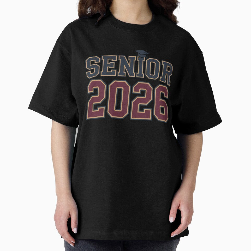 Senior 2026 Graduation Collegiate Sport Retro Design by Okada's t-shirts & accessories