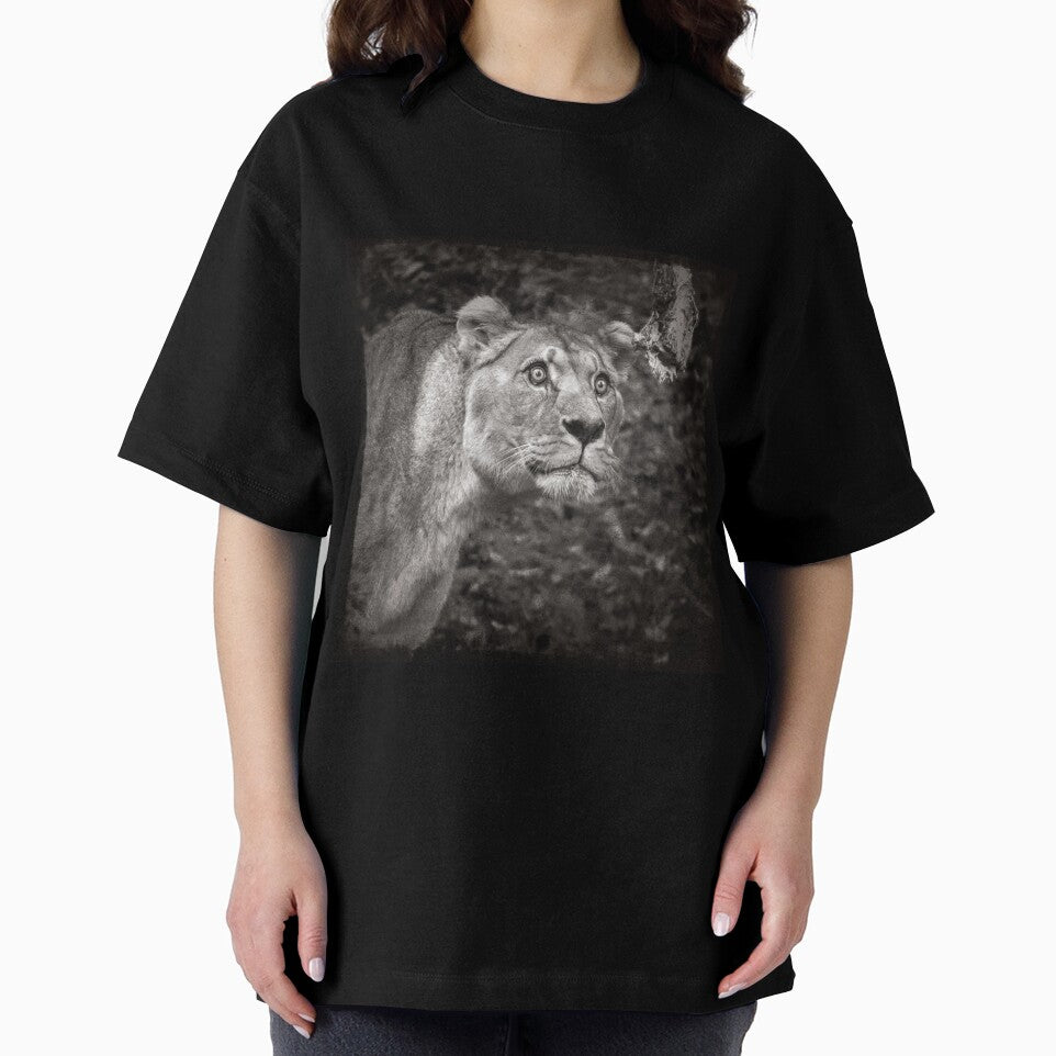 Lion Black & White by Conservation Art Emporium