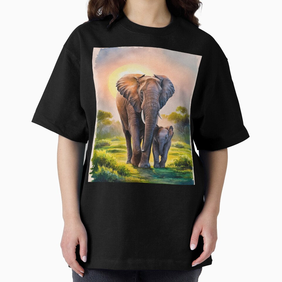 Elephant Portrait. mother elephant, elephant baby, small elephant, adorable elephant by ElephantVibes