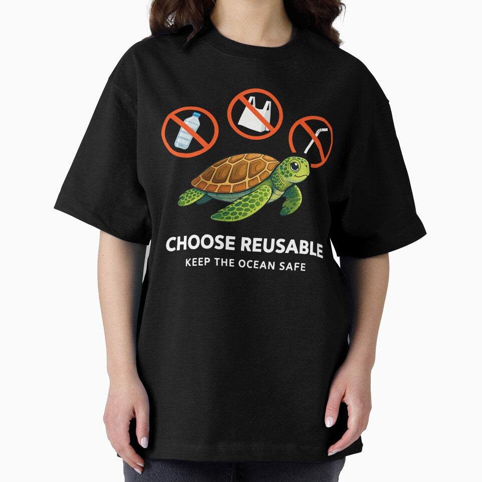 No Plastic Sea Turtle Ban Single Use Plastic Eco Art by zoughlal