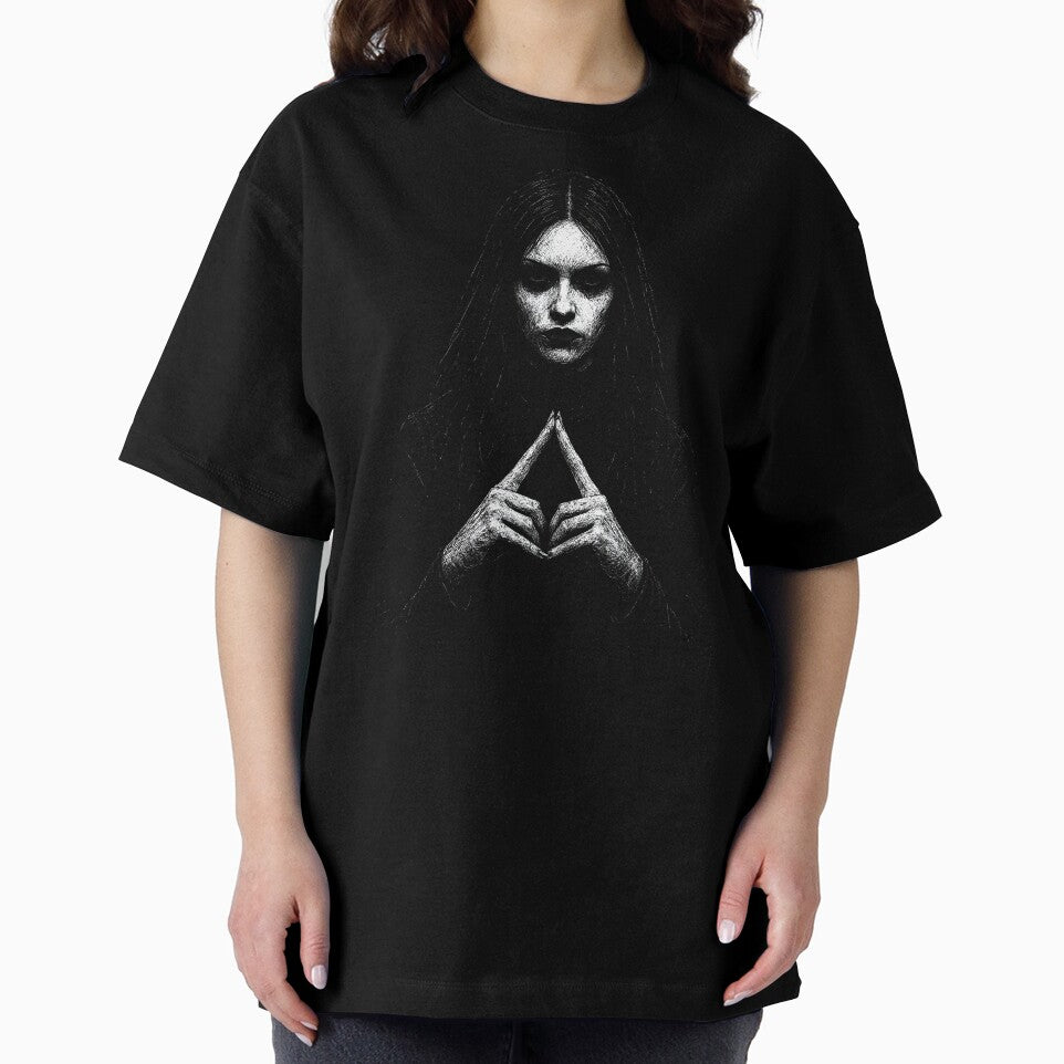 Goth Triangle Girl – Dark Feminine Energy by Mortisigil