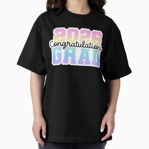 2026 Congratulations Grad - Pastel Rainbow by GlitterArtySVG