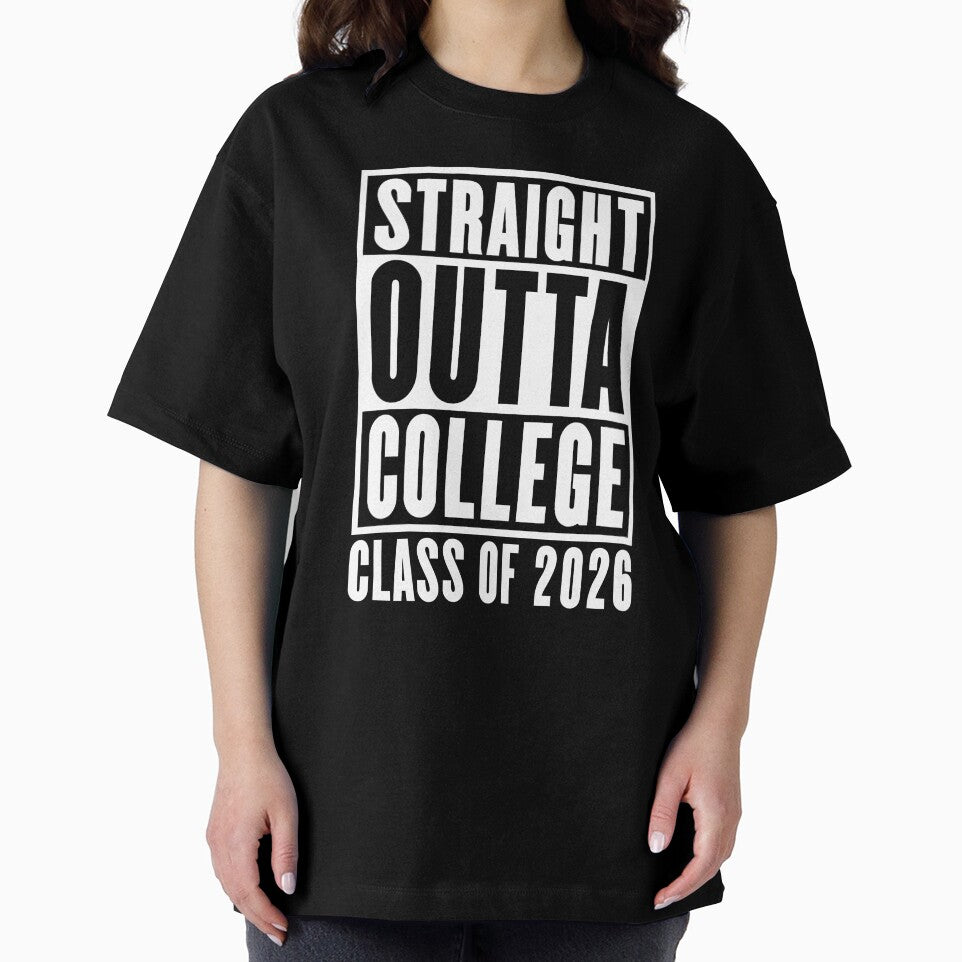 Straight Outta College Class of 2026 by Cat Lady Designs