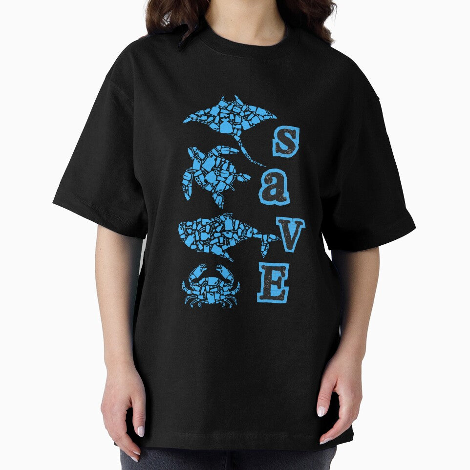 SAVE – Marine Life Made from Plastic | Ocean Awareness Art by NooHaART
