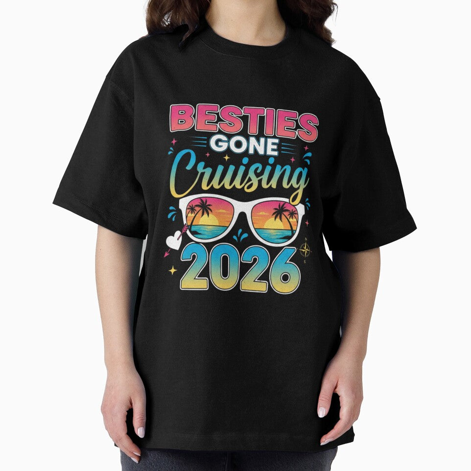 Besties Gone Cruising 2026 Friends Cruise Vacation Group Trip by salmzouriart