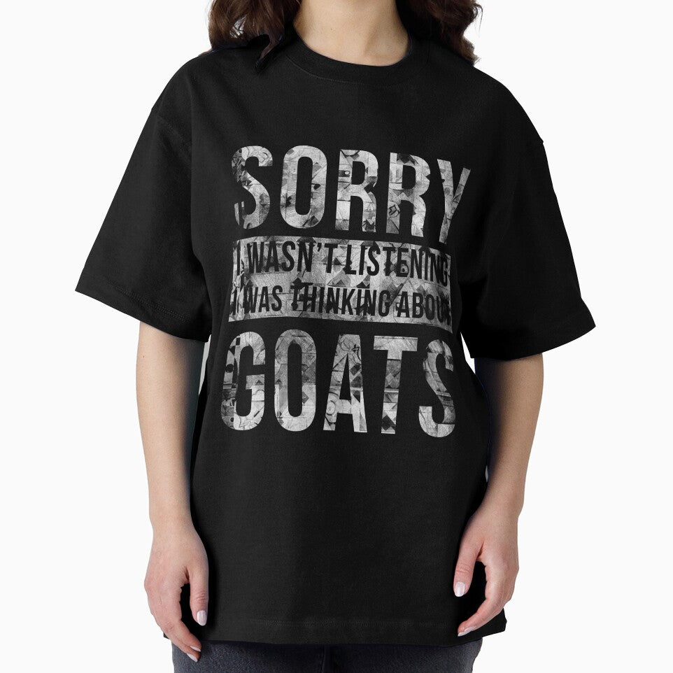 Goat Funny Thinking About Goats Man by Doooriginals