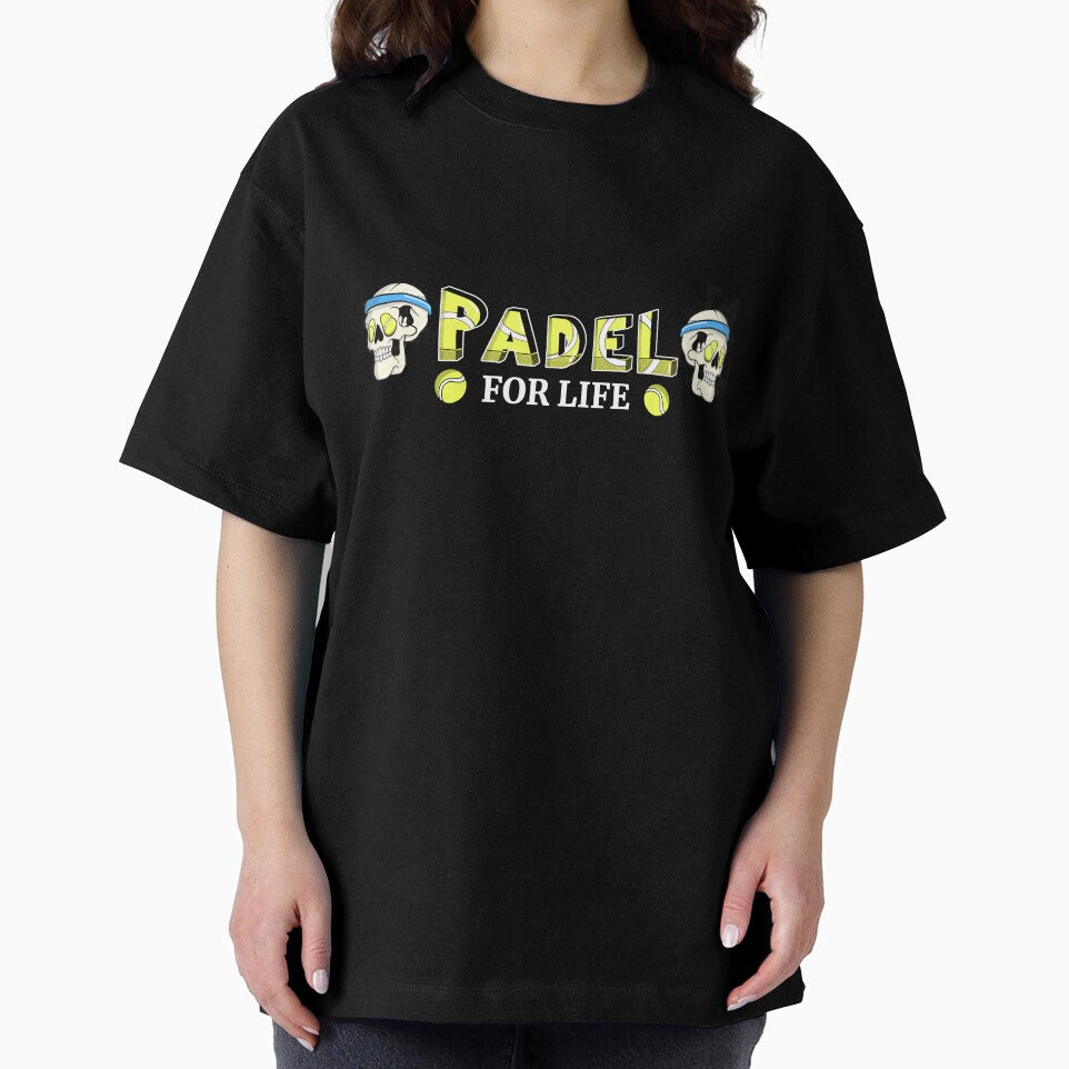 Padel for Life cool skul for padel players by Cedinho