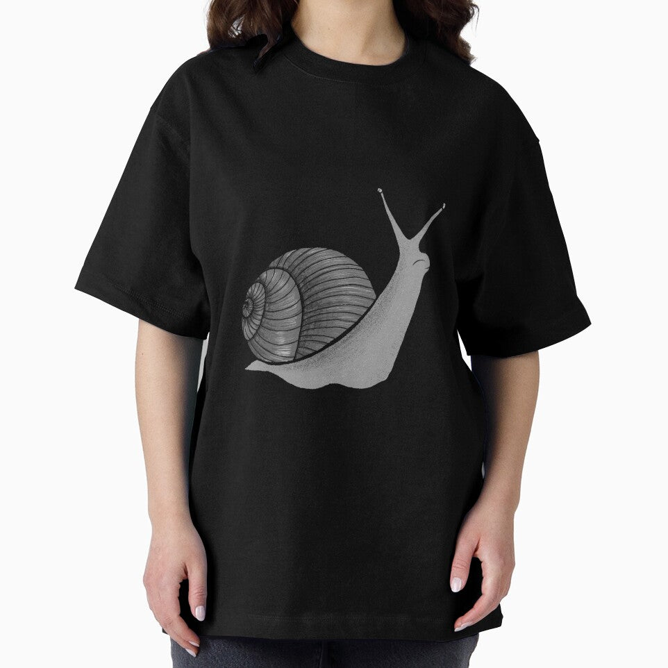 Grayscale Snail by TelkArt