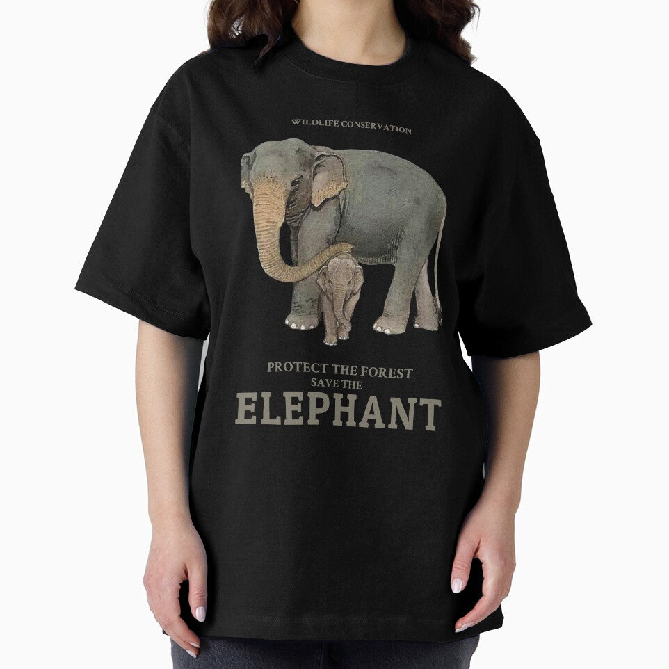 Protect the Forest Save the Elephant by KewaleeTee