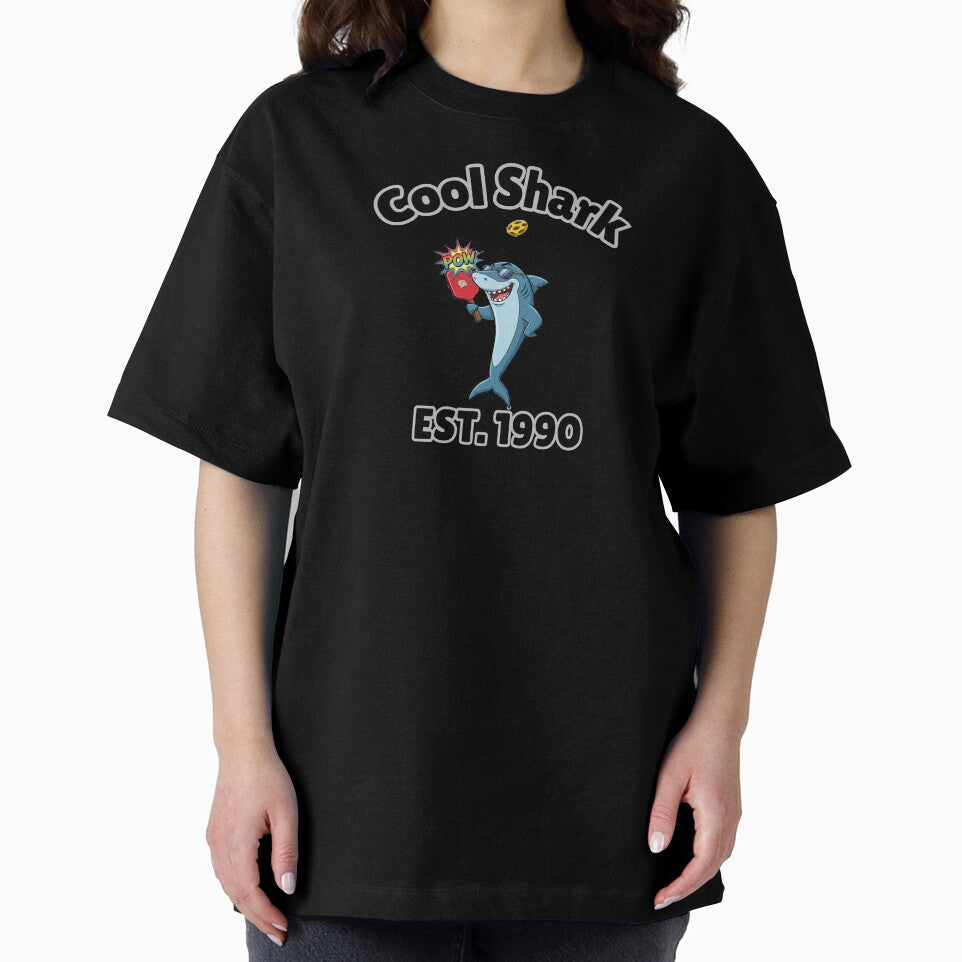 Vintage Cool Shark Pickleball Est 1990 - Court Shark Smash by "Positive Vibes & Daily Lifestyle"