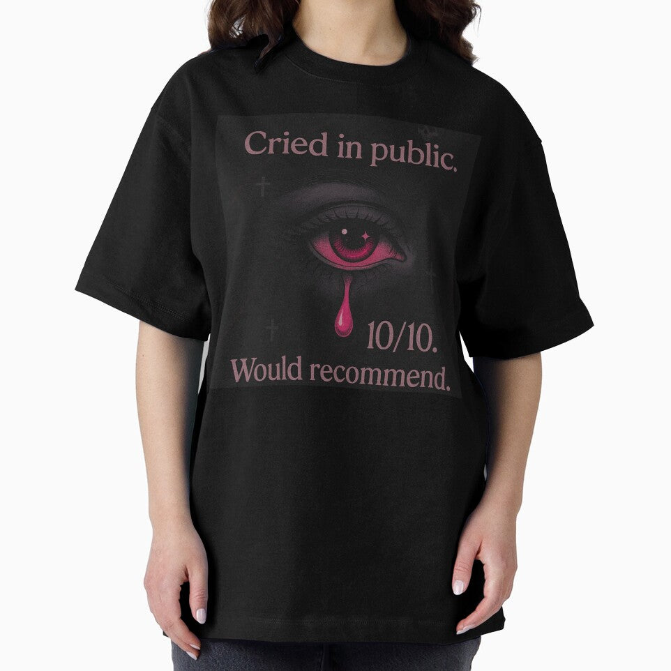 Cried in Public – E-Girl Sadcore Aesthetic Shirt by Elfonso
