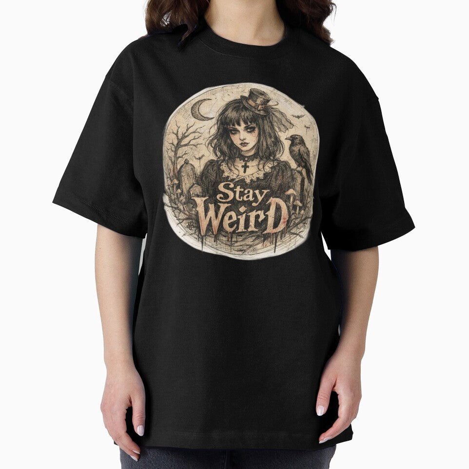 GOTHIC GIRL STAY WEIRD by gothelis