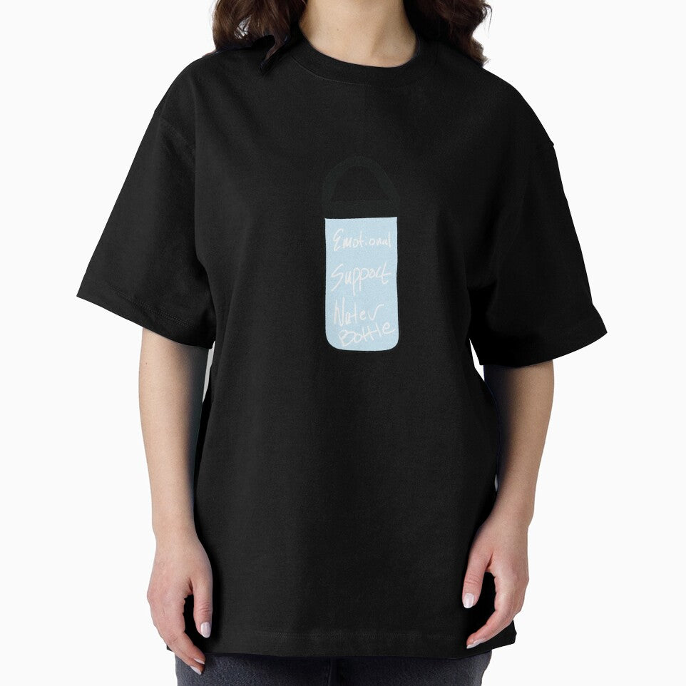blue emotional support water bottle design by Gracie_Designs