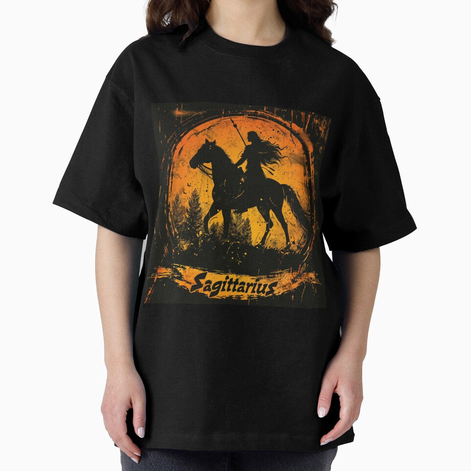 Grunge Style Sagittarius Zodiac Sign by AiHead