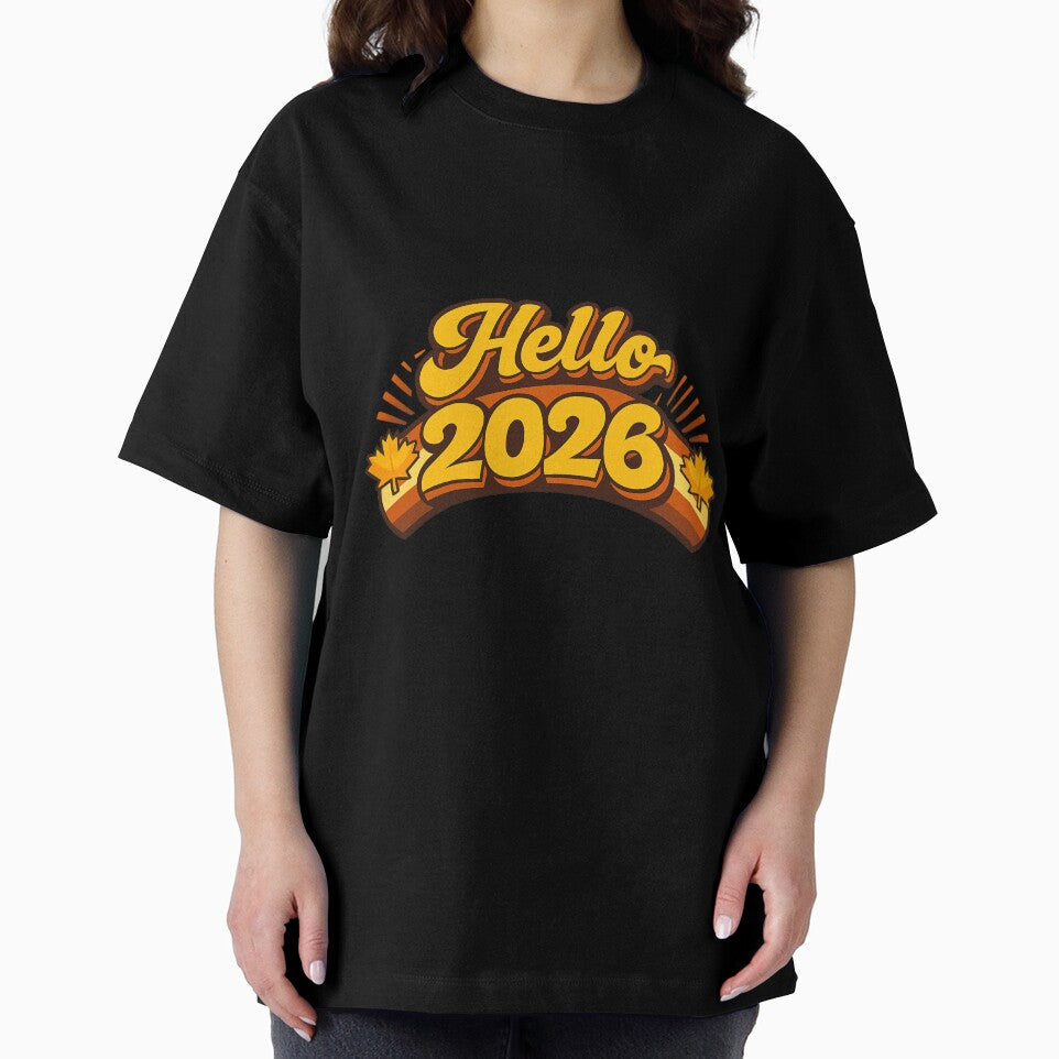 Hello 2026 – New Year Design Canada | Happy New Year 2026 T-shirt Gift by mocci10