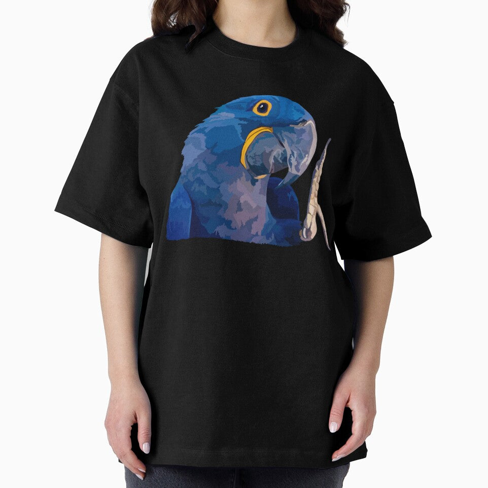 H is for Hyacinth Macaw,Hyacinth Macaw Artwork – Vibrant Parrot Illustration and Exotic Bird Design by PrettylittlepastelUk