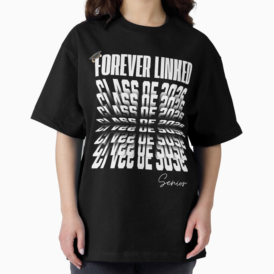 Class of 2026, Forever Linked | Graduation Senior T-Shirt Gift by Teeshart