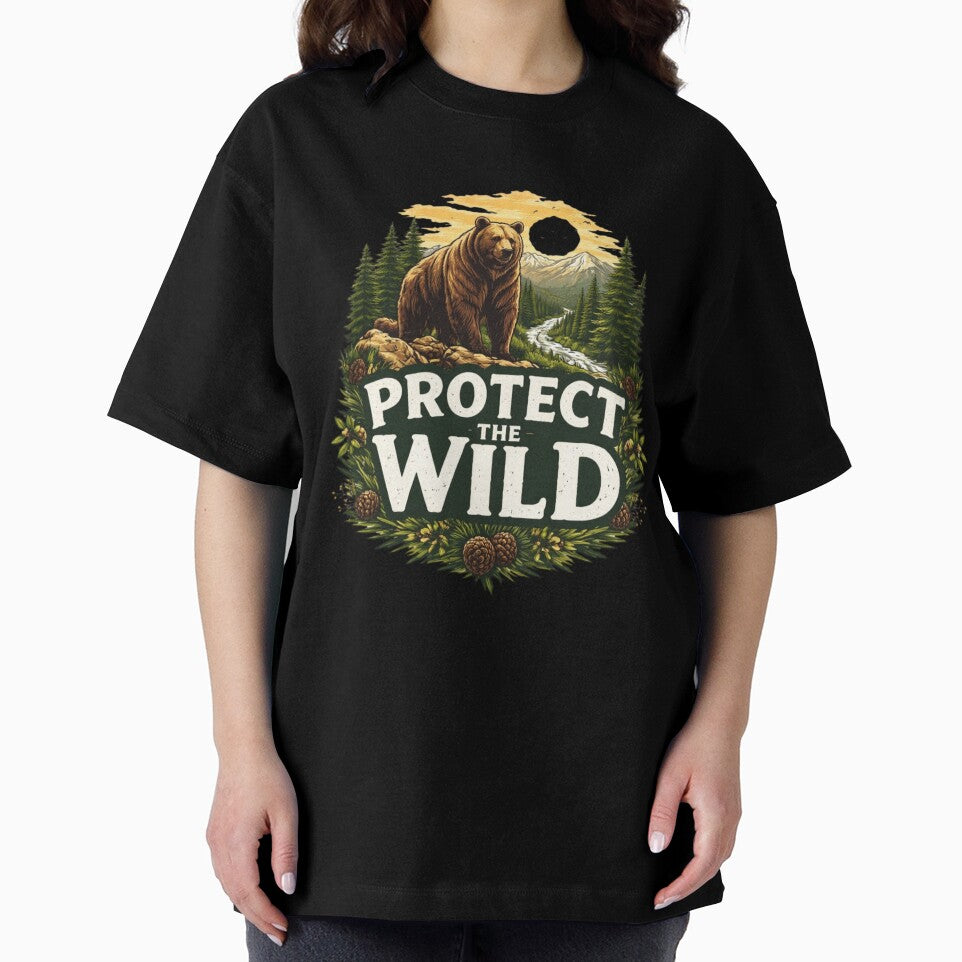 Protect The Wild Mountain Bear Shirt by PawTheory