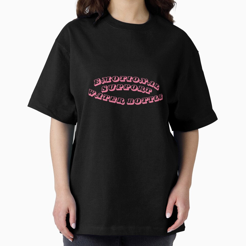Emotional Support Water Bottle – Funny Hydration Quote Design by printwithkacie