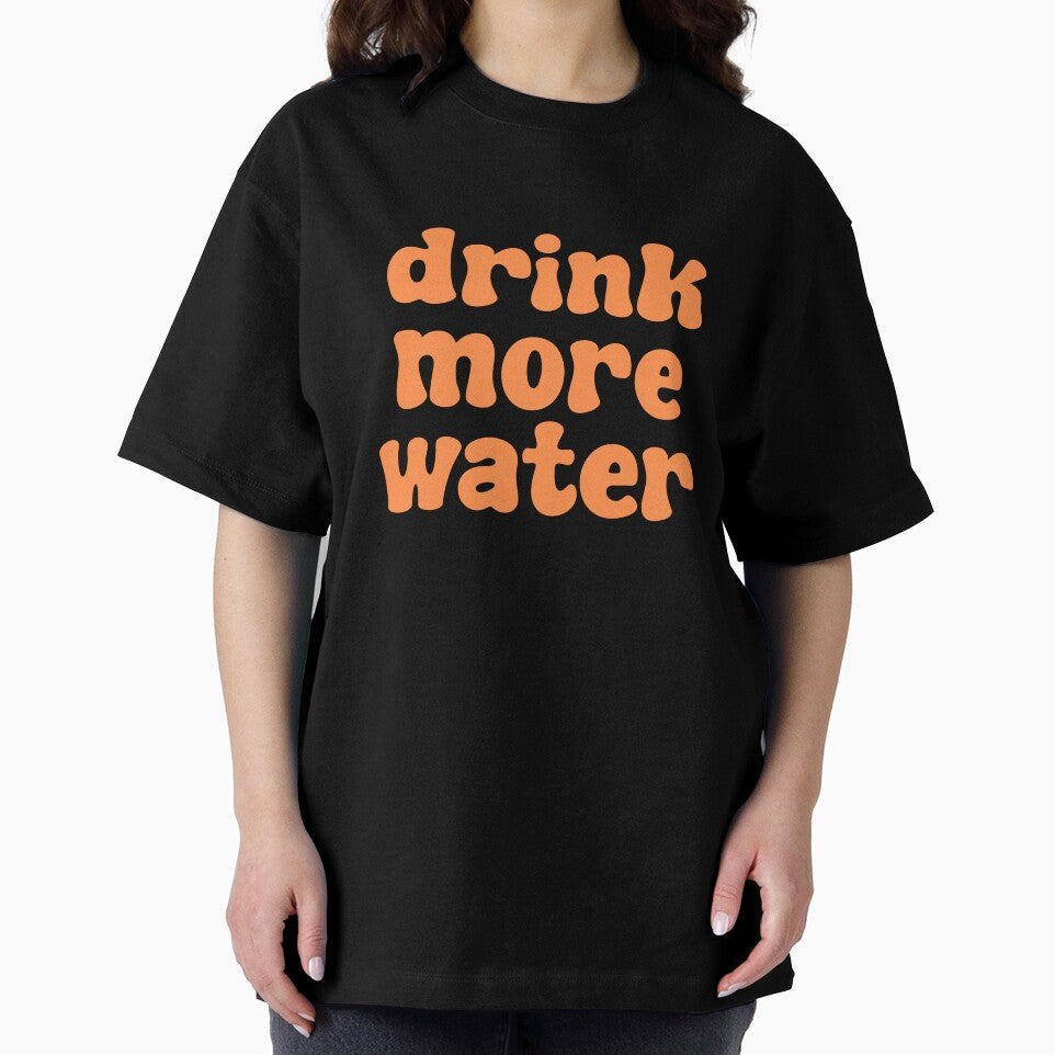 Drink More Water - orange by michaelawells97