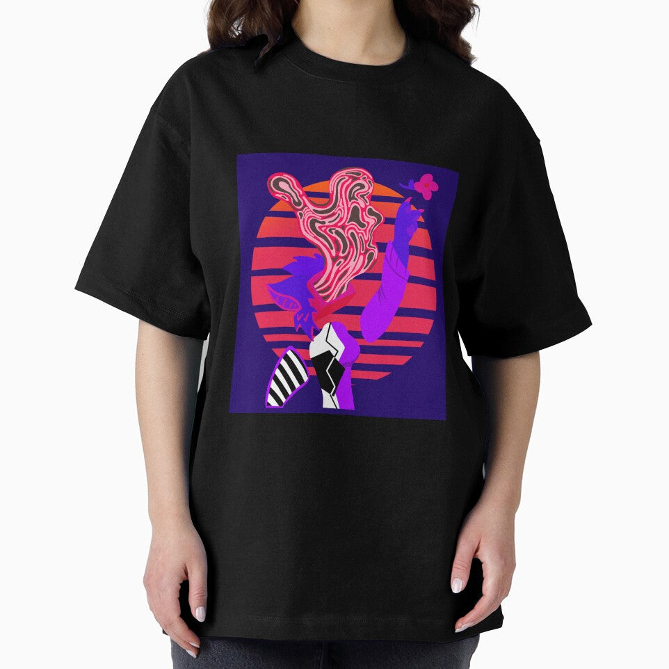 Weirdcore tv-head vaporwave by Cheycraftyeye