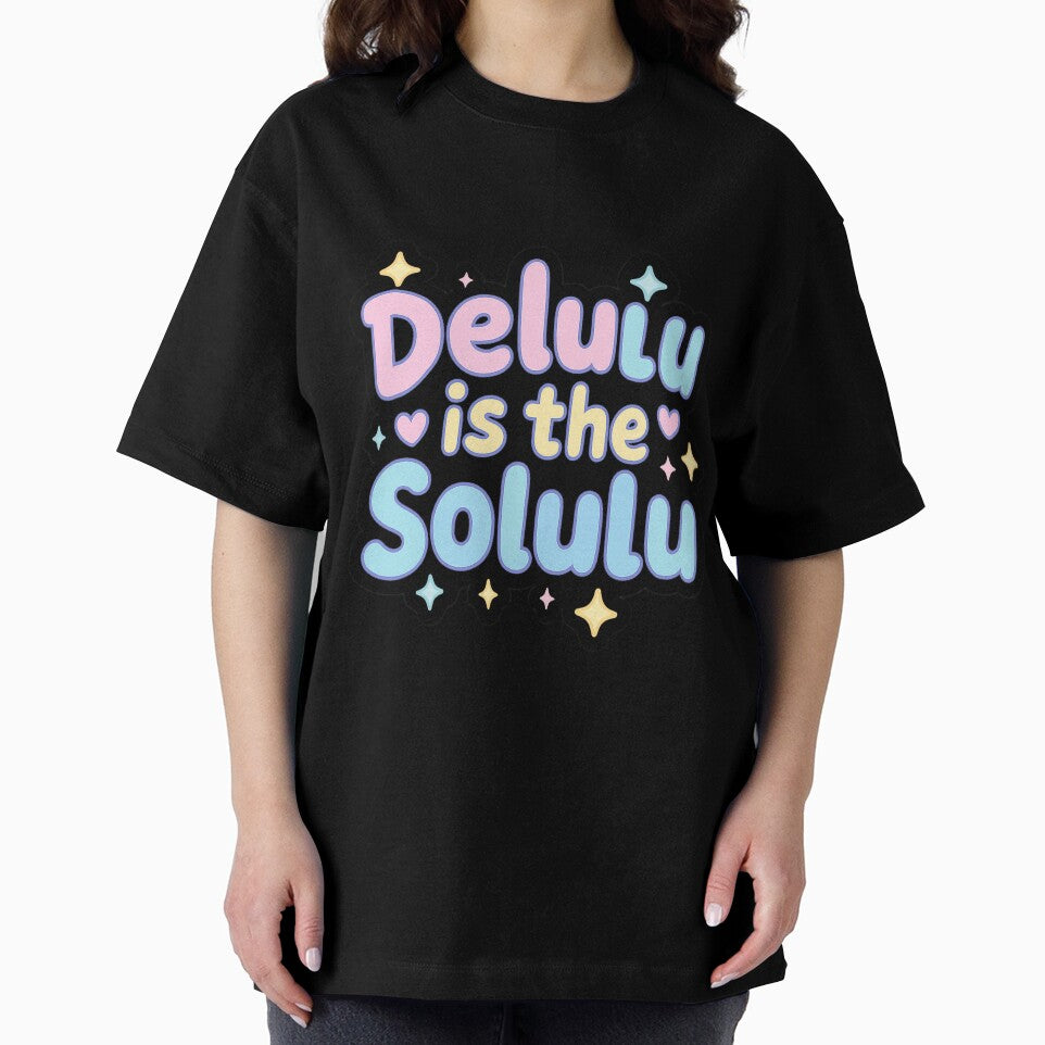 Delulu is the Solulu – Cute Aesthetic Gen Z Sticker by PrestigeVibes